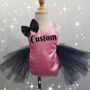 Black Pink Tutu Romper / B Doll Pink romper/ Pink Dress/Black Pink Dress/ Note: Cape, Headband and other Accessories Not Included