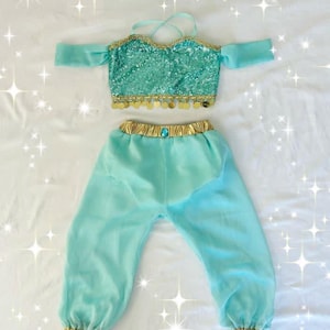 Princess Jasmine Inspired Costume/ Aladin Princess Jasmine Costume / Jasmine Cakesmash outfit/ Note: Headband and Accessories Not Included
