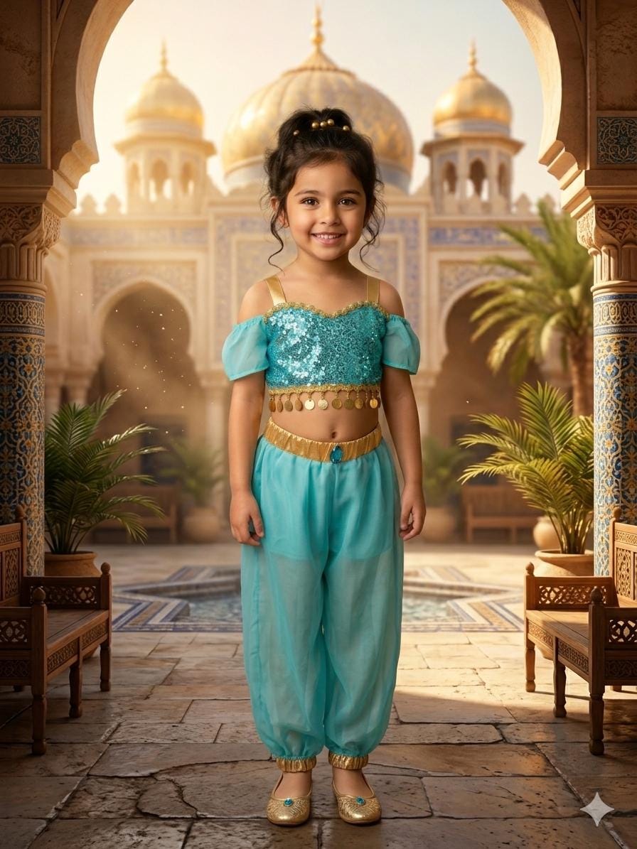 Princess Jasmine Dress - Etsy