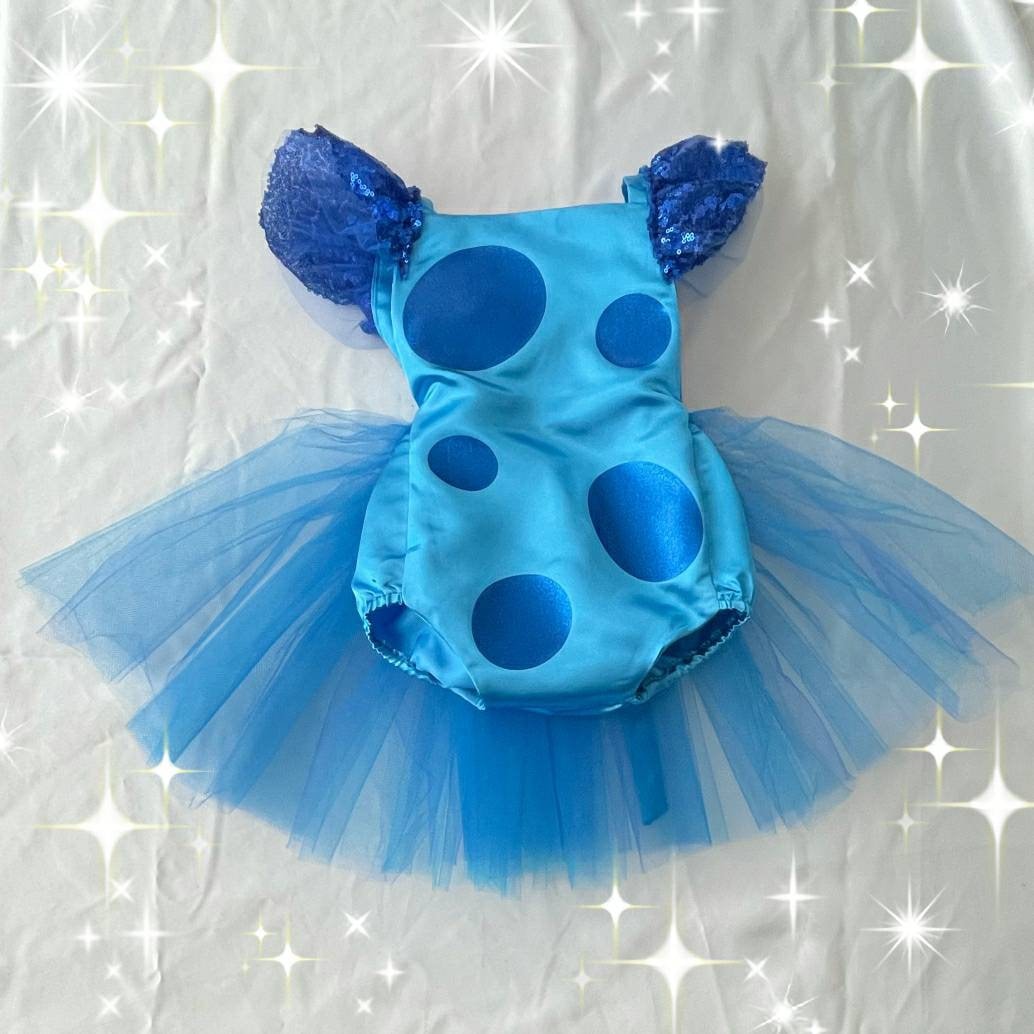 blues clues birthday party dress up Blues Clues Skirt Overalls-Blues Clues Birthday Overalls-Blues Clues B –  Pink Toes & Hair Bows main image 1