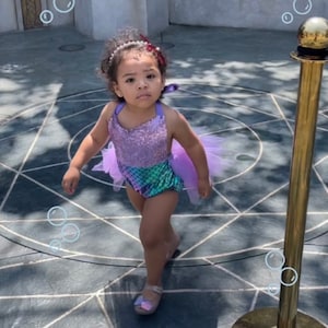 The Little Mermaid Ariel Inspired Romper / Ariel Costume / The little Mermaid/ Disney Princess / Note: Headband and Accessories Not Included