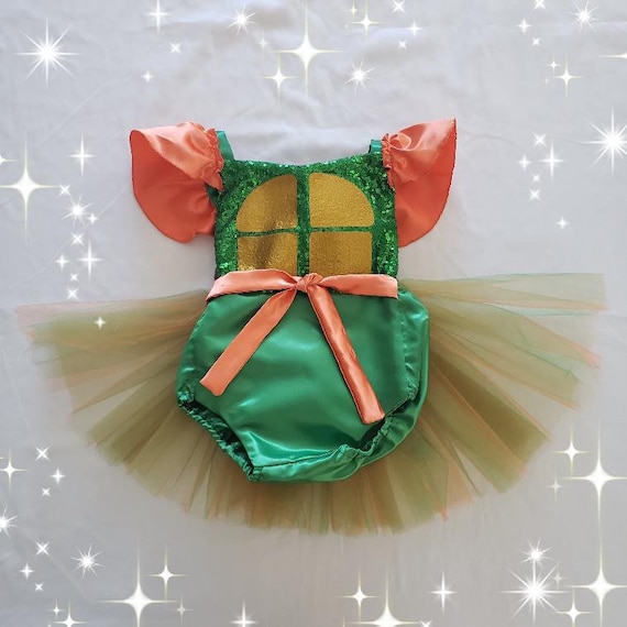 Ninja Turtle Inspired Romper Ninja Turtle Costume Girl Ninja