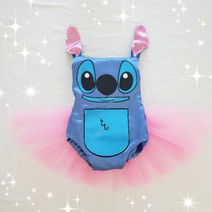Stitch Inspired Tutu Romper/ Stitch Birthday Dress/ Lilo and Stitch Outfit/Note: Headband and Accessories Not Included