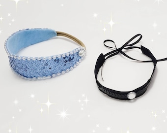 Cinderella Inspired Hair Accessories / Disney Cinderella Headband and Necklace