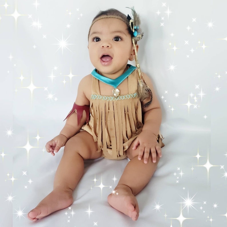 Pocahontas Inspired Romper / Pocahontas Costume / Baby Etsy