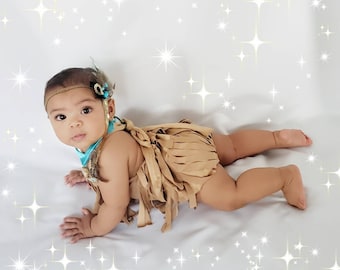 Pocahontas Inspired Romper Pocahontas Costume Baby Pocahontas
