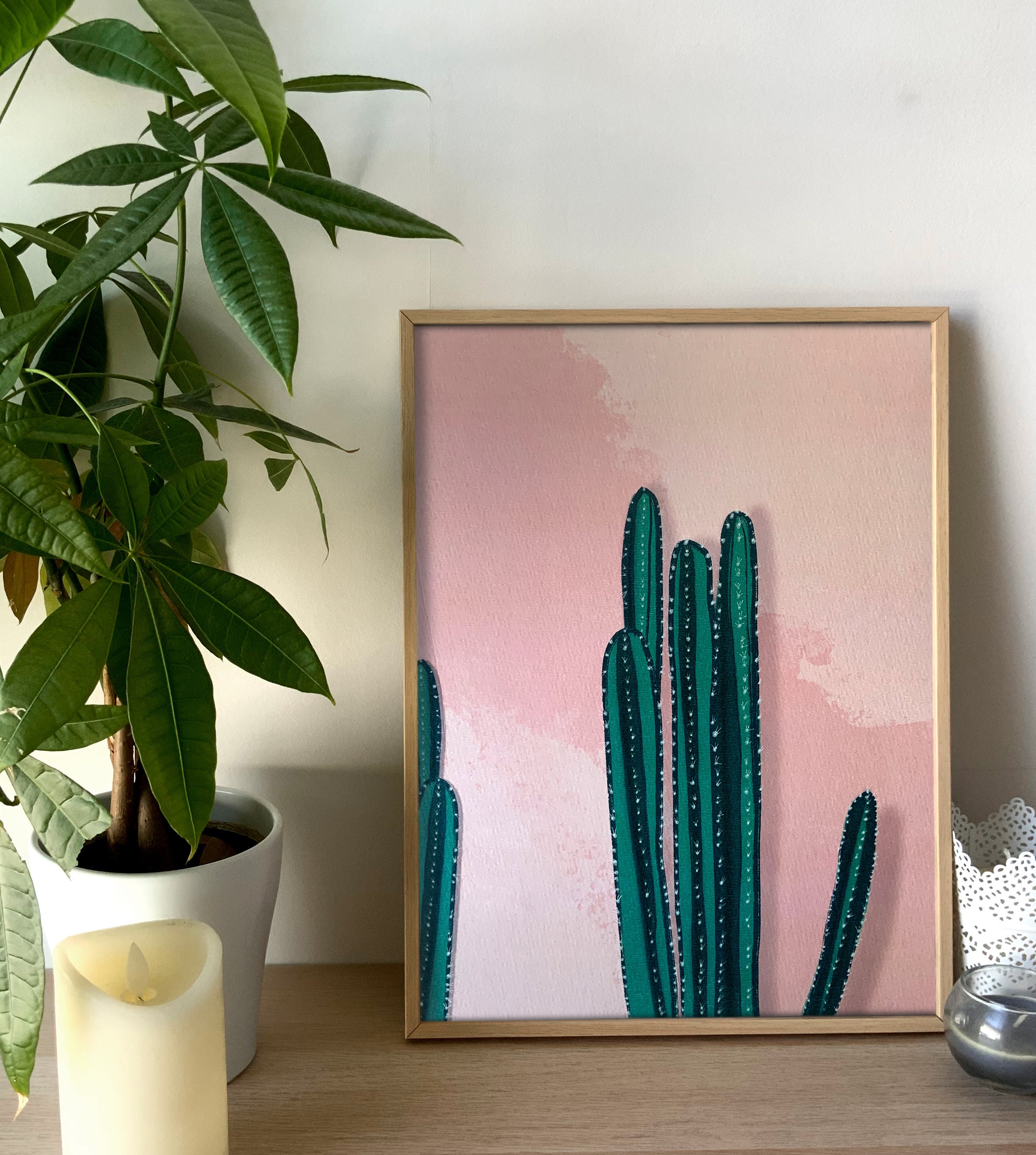 Affiche Cactus - Poster Illustration