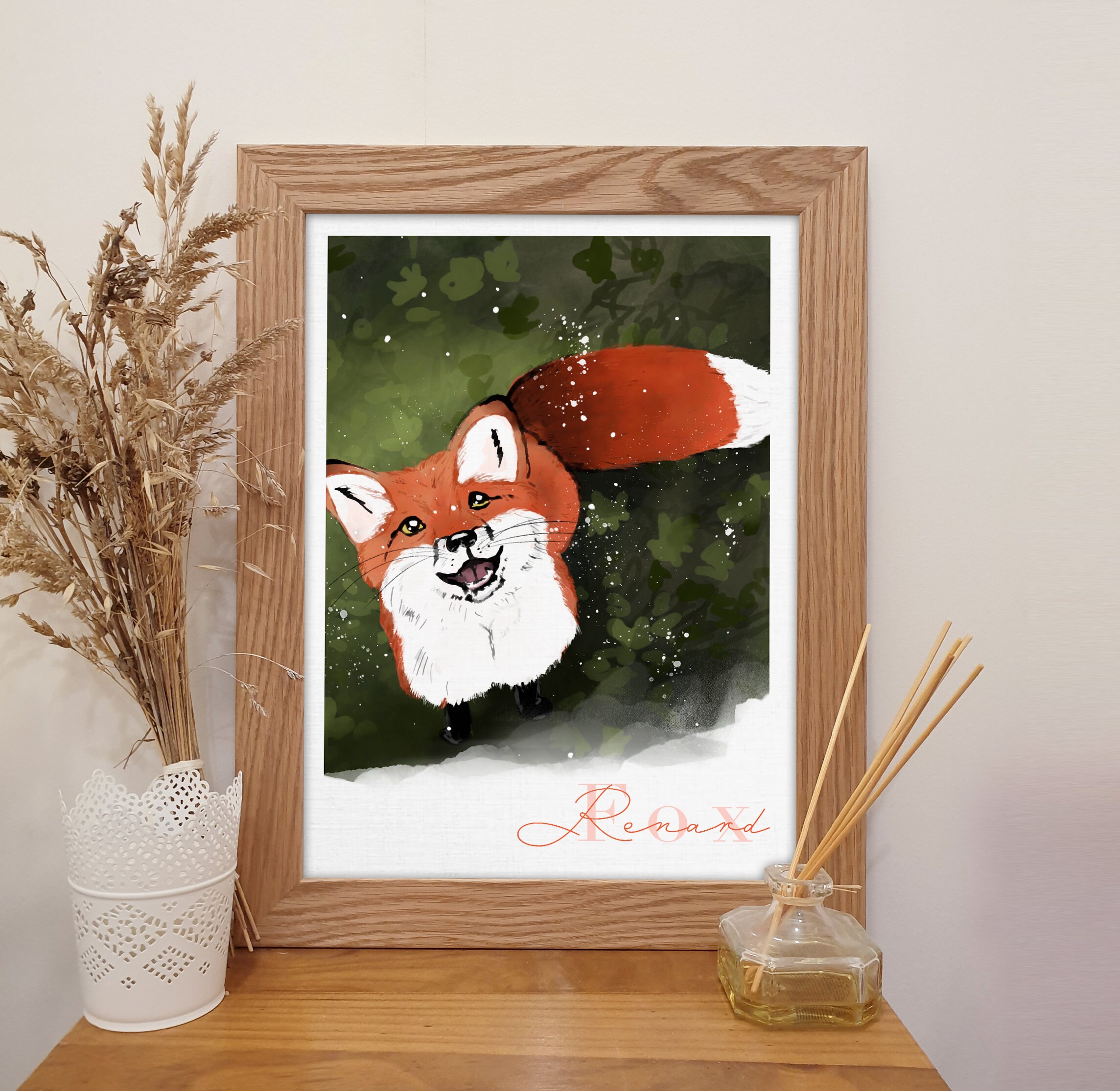 Affiche Animalis - Renard A3/A4