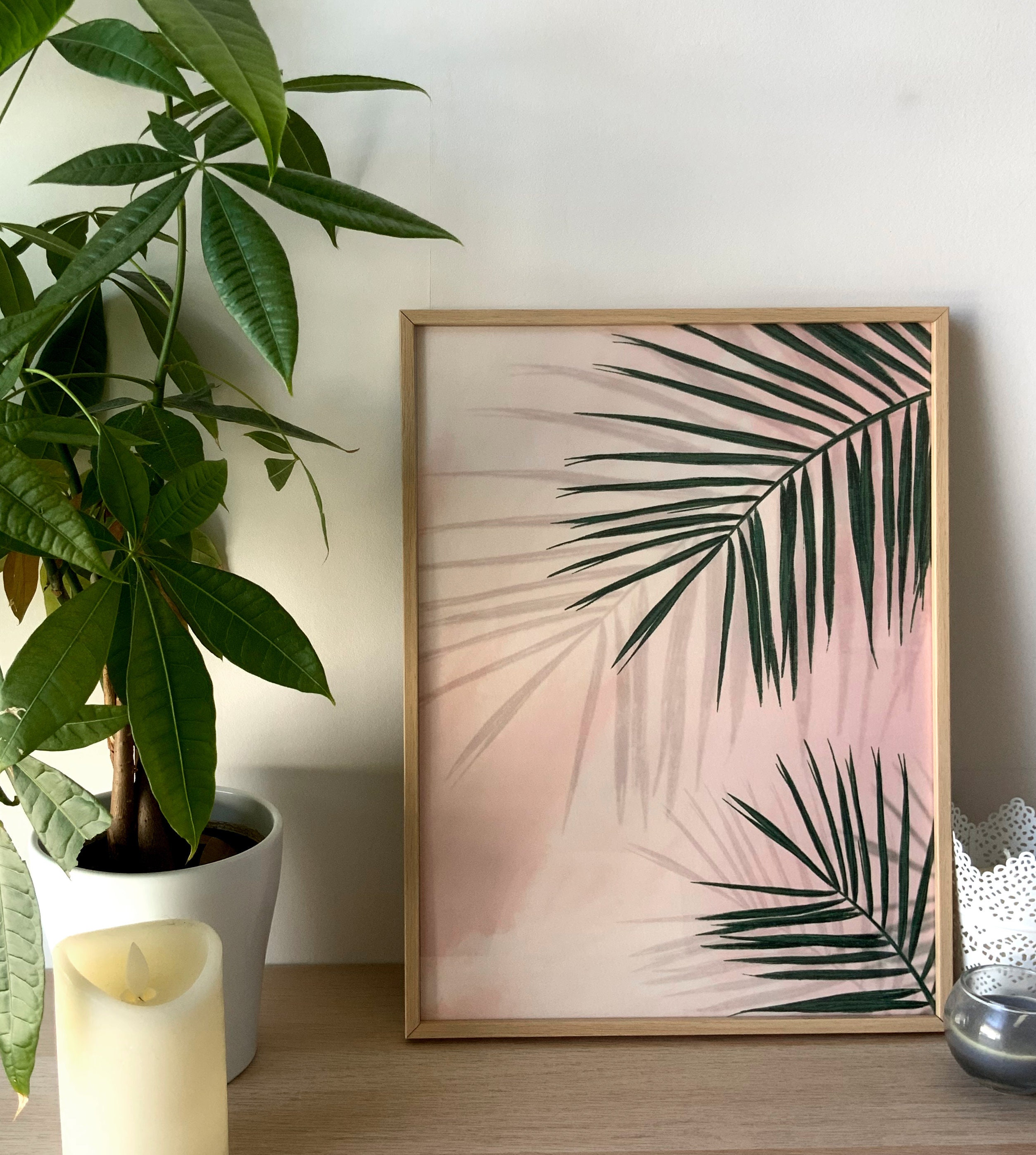 Affiche Palmier - Poster Illustration