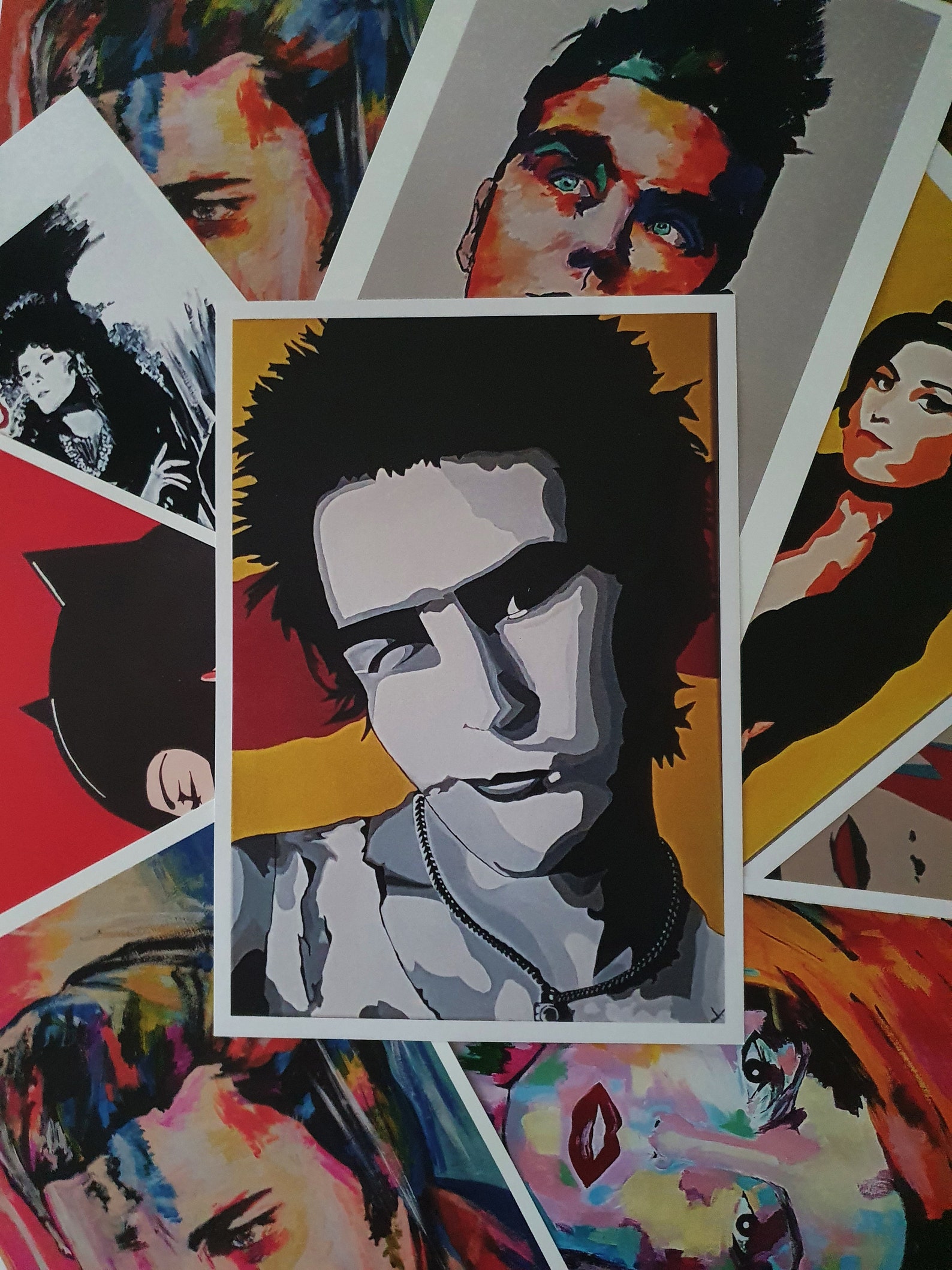 Sid Vicious A4 Print Wall Art Decor Punk Music Pop Art UK