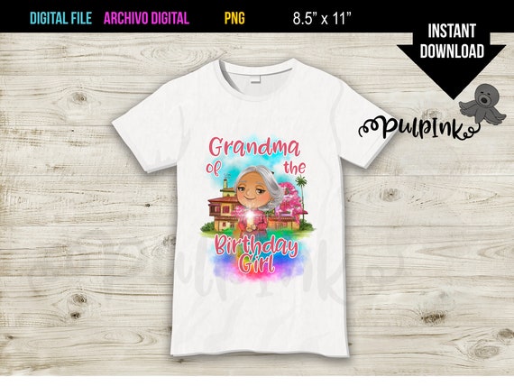 Happy Birthday Dear Grandma Encanto Encanto Inspired Digital Design Grandma Of The Birthday Girl - Etsy