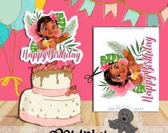 Moana Cake Topper Printable Etsy