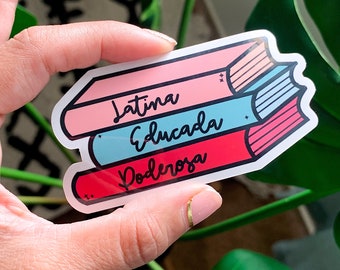 Latina Educada Poderosa Sticker