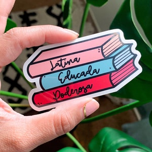 Latina Educada Poderosa Sticker