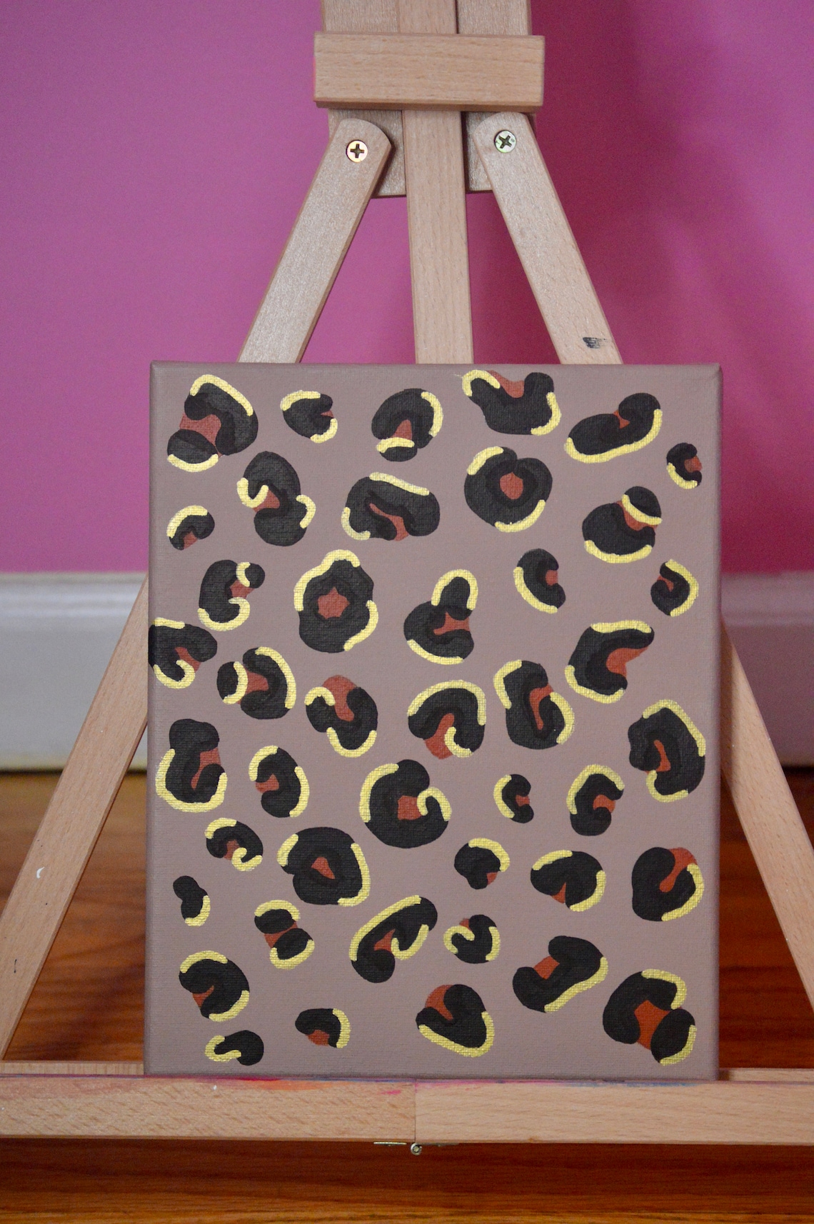 Cheetah Print Painting Ideas