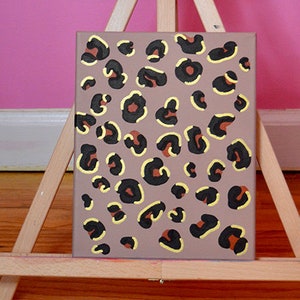 Cheetah Print Painting - Etsy