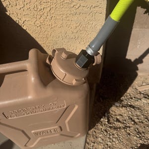 Scepter Camping & Overland Water can and jug garden hose adapter