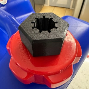 Adapter for Aqua-tainer Camping &  Overland  Water Can spigot  / dispenser pump adapter