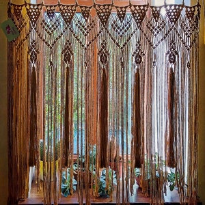 Decor Macrame curtain,Banner Macrame, Macrame wallart. Window curtain.Curtain.Home decor