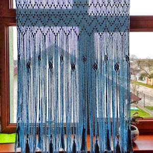 Decor Macrame curtain,Banner Macrame, Macrame wallart. Window curtain.Curtain.Home decor