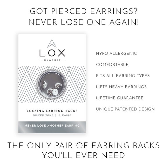 Home - LOX - Secure Earring Backs & Earring Hygiene Seals