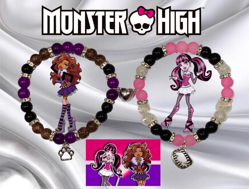 Character Couple/Friendship Bracelets Clawdeen x Draculaur