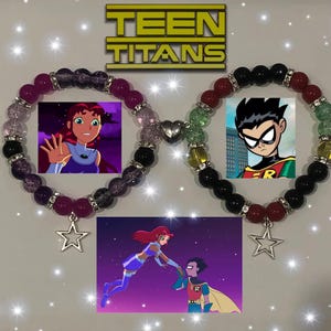 Character Couple/Friendship Bracelets Starfire x Robin