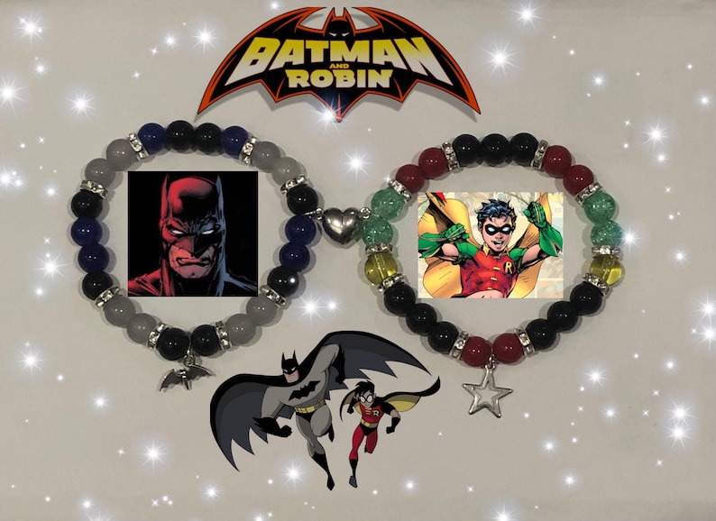 Character Couple/Friendship Bracelets Batman x Robin