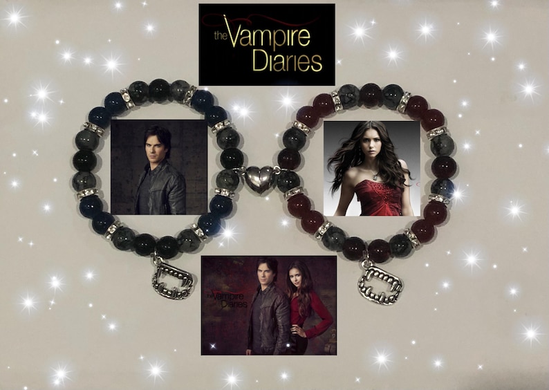 Character Couple/Friendship Bracelets Damon x Elena