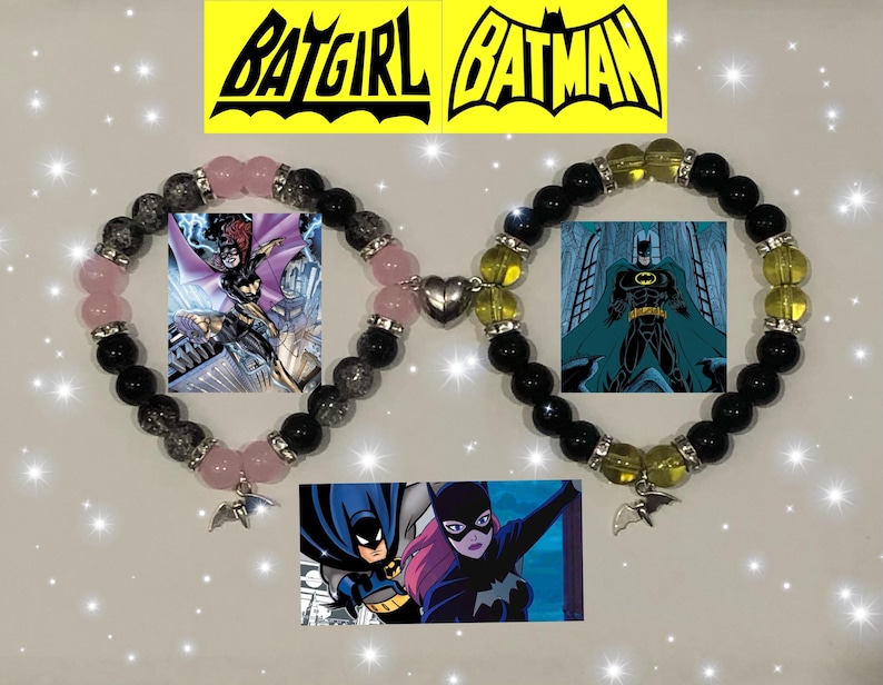 Character Couple/Friendship Bracelets Batman x Batgirl