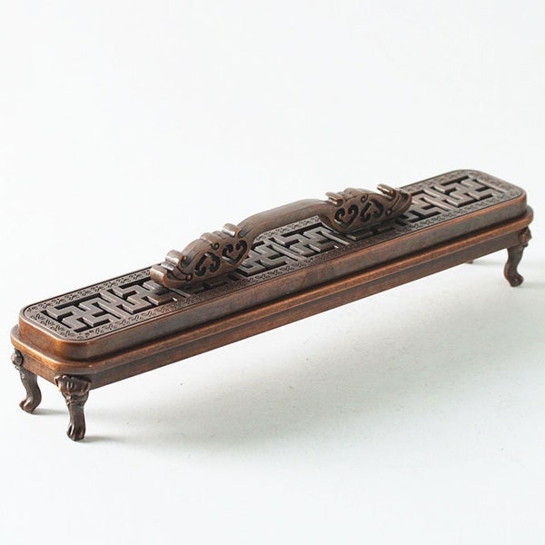 Chinese Incense Burner, Ancient Design Copper Incense Stick Holder, Incense Ash Catcher