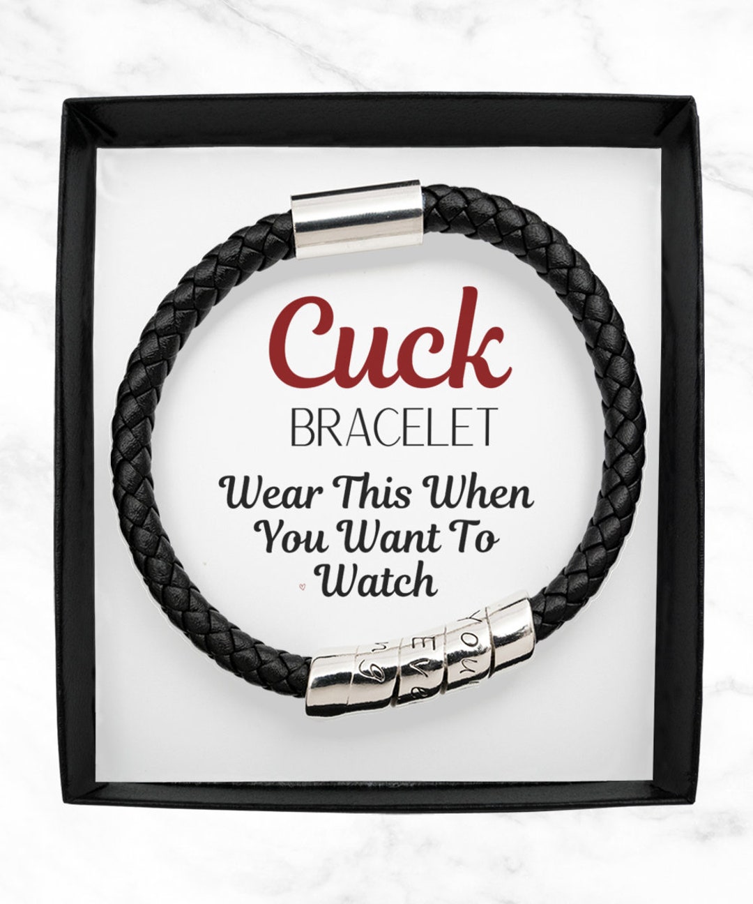 Cuckold Jewelry Bracelet Gifts for Cuck Husband Boyfriend