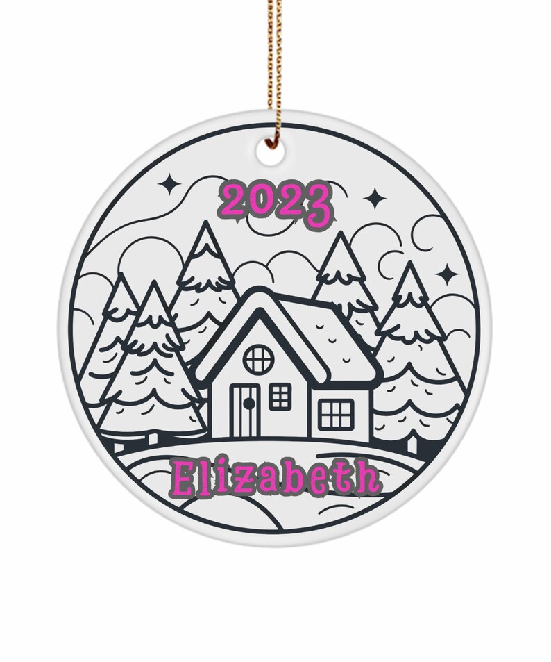 2024 Personalized Christmas Ornament Gifts for Him or Her, Classic
