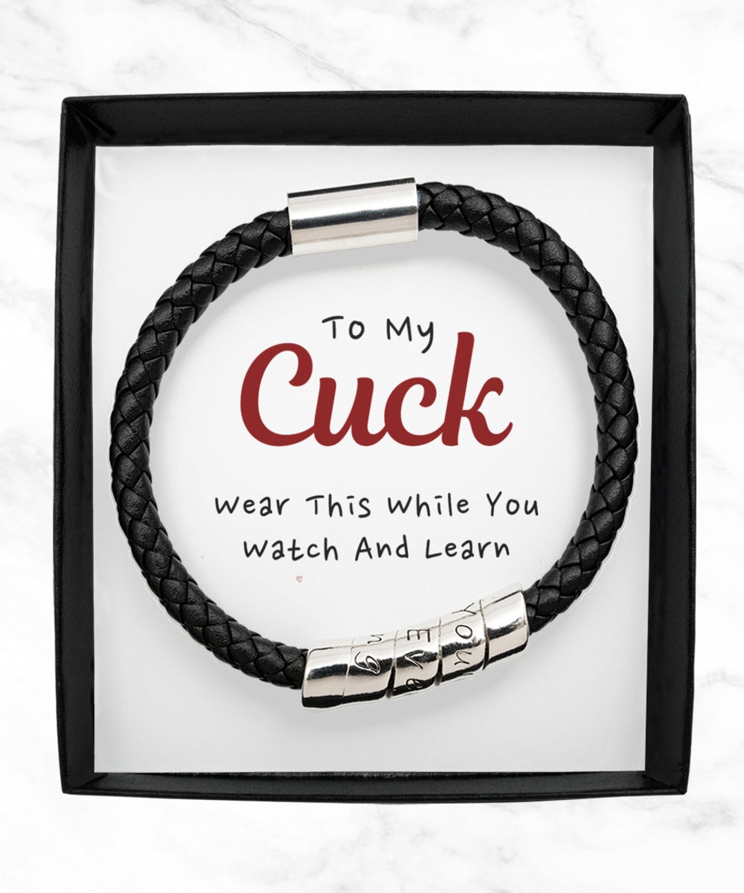 Cuckold Bracelet Gifts for Cuck Husband Boyfriend Swingers image