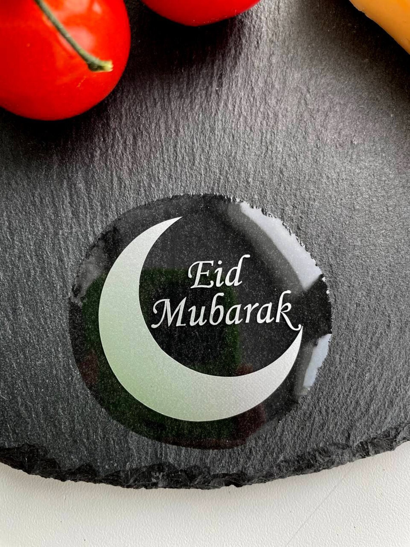 Ramadan decoration serving plate Round serving board Etsy