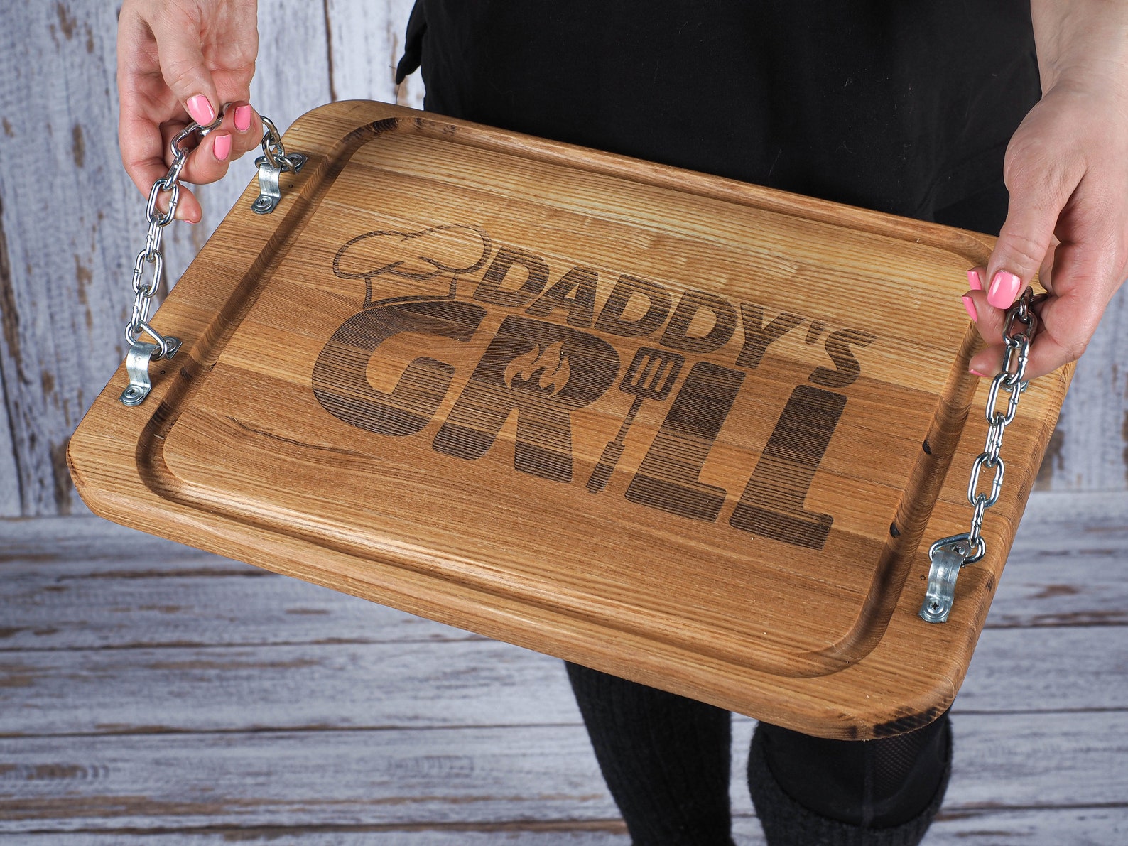 Fathers day gift from daughter Grill daddy serving tray Etsy