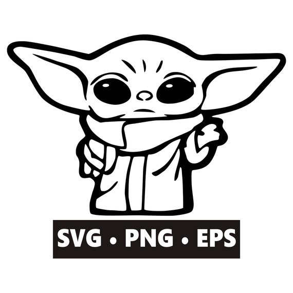 Download Baby Yoda SVG Instant Download Digital Download Baby Yoda ...