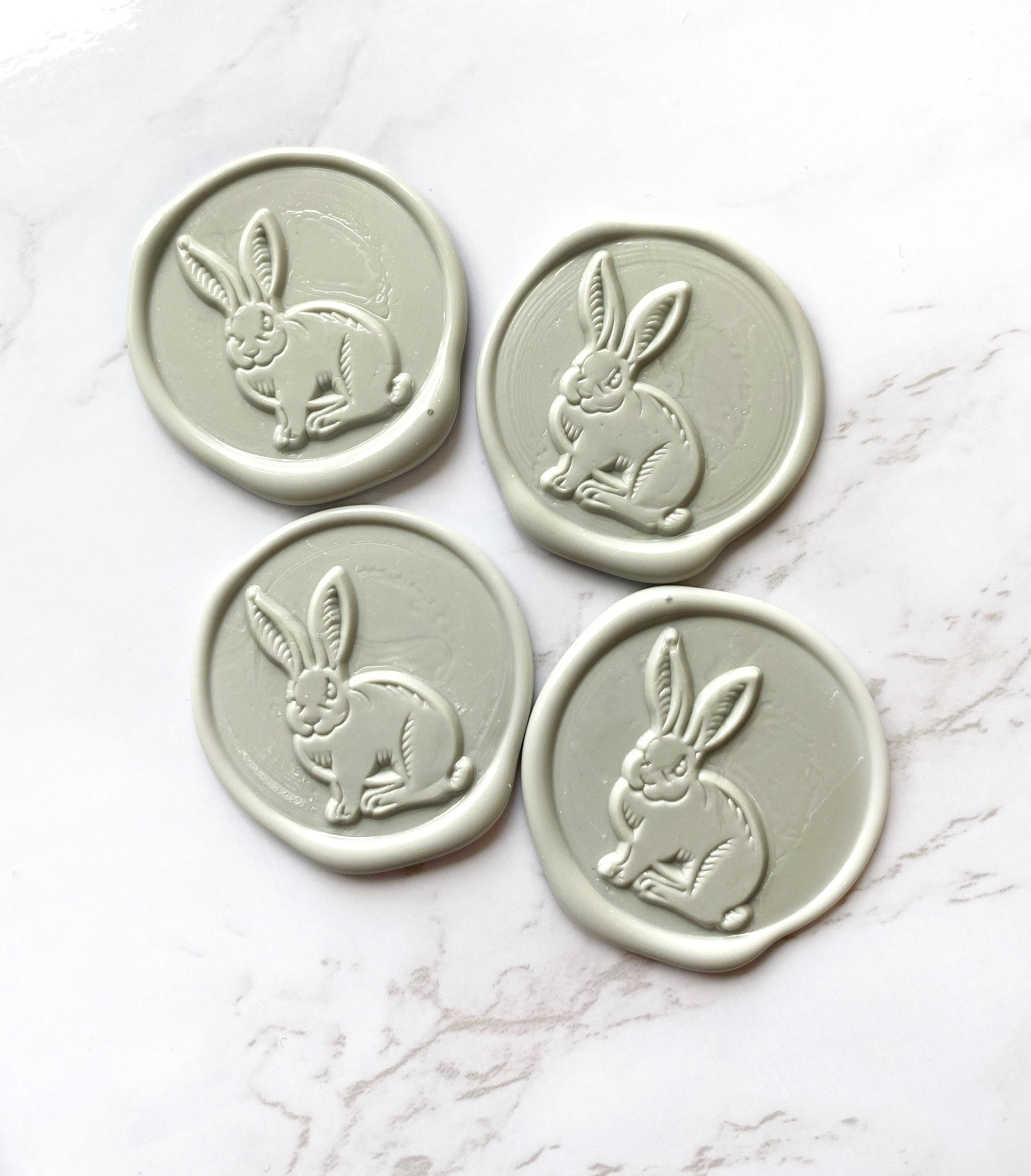 Wax Seal Stamp Bunny Rabbit Wax Seal Large Bunny Seal | Etsy