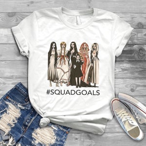 Squad Goals Shirt, Ghoul Gang Sunset Halloween Squad Goals T-Shirt, Halloween Shirt, Horror Queen Shirt, Horror Characters Shirt