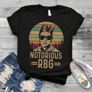Notorious RBG Vintage Retro T-Shirt, RBG Feminism Shirt, Ruth Bader Ginsburg Shirt, RBG Shirt, Feminist Shirt Funny
