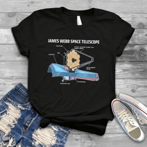 James Webb Space Telescope JWST Astronomy Science Graphic T-Shirt, James Webb Space Telescope Shirt, JWST Shirt, Astronomy Shirt