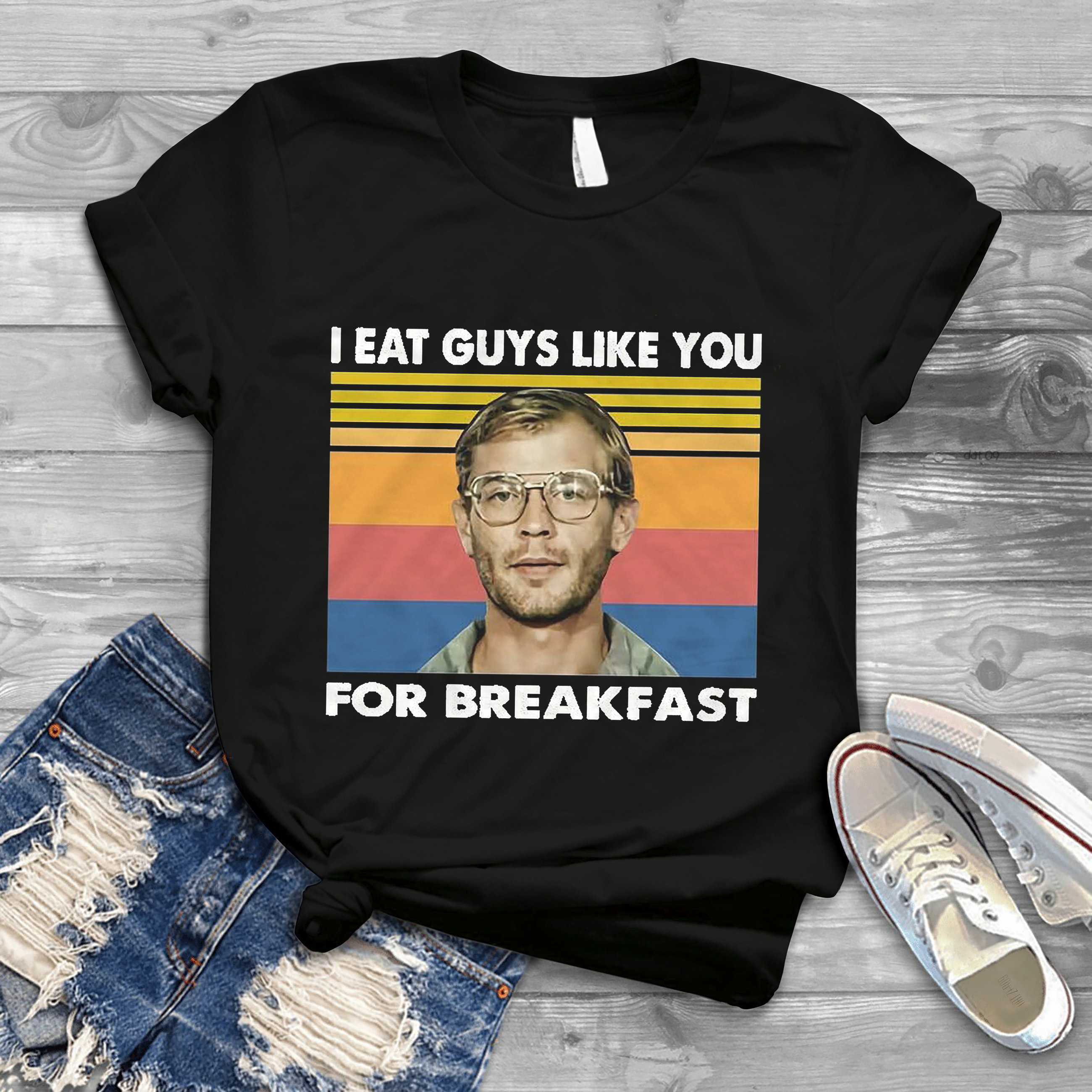 ドスペ 90s ジェフリーダーマー シリアルキラー Tシャツ USA製 黒 L ドスペ 90s ジェフリーダーマー シリアルキラー Tシャツ USA製 黒 L