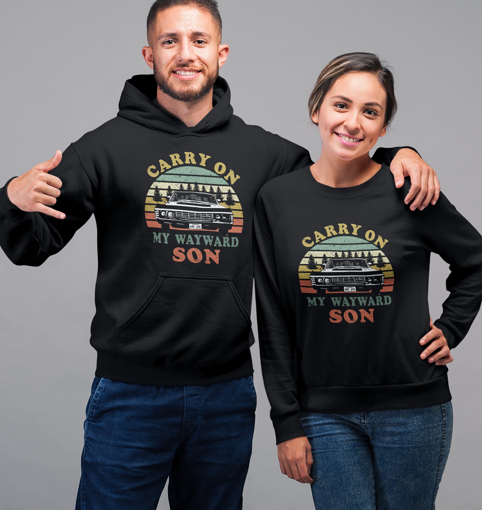 Carry On My Wayward Son Vintage T-Shirt – Supernatural Fan Gift, Unisex