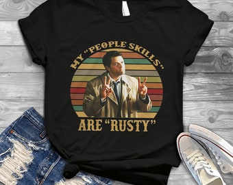 Castiel Supernatural My People Skills Are Rusty Retro Vintage T-Shirt, Retro Gift Tee For You And Your Friends