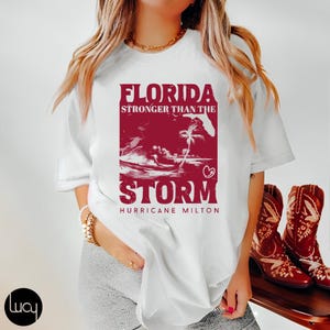 Hurricane Milton Retro Vintage T-Shirt, Hurricane Survivor, Resilience Shirt, Florida Shirt, Milton Survivor Shirt