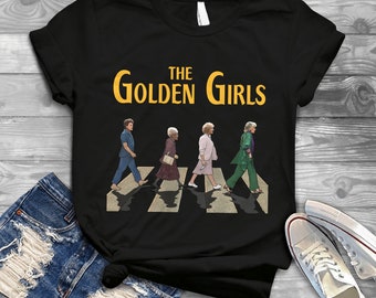 The Golden Girl Crossing Road Vintage T-Shirt, The Golden Girls Shirt, Gift Tee For You And Your Friends