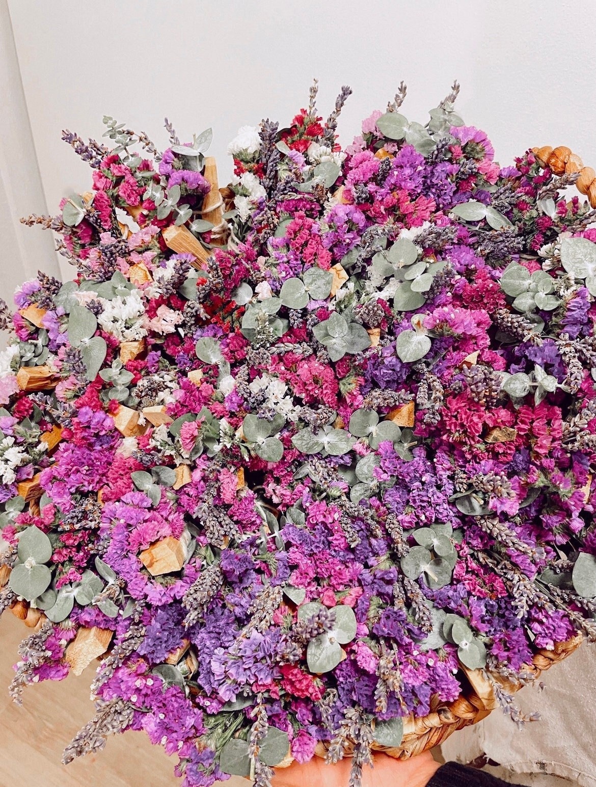 Palo Santo Incense Dried Flower Bouquet - Mama Wunderbar