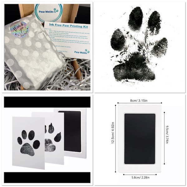 Dog Paw Print Kit Etsy UK