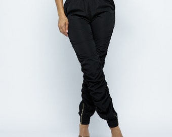 skinny windbreaker pants
