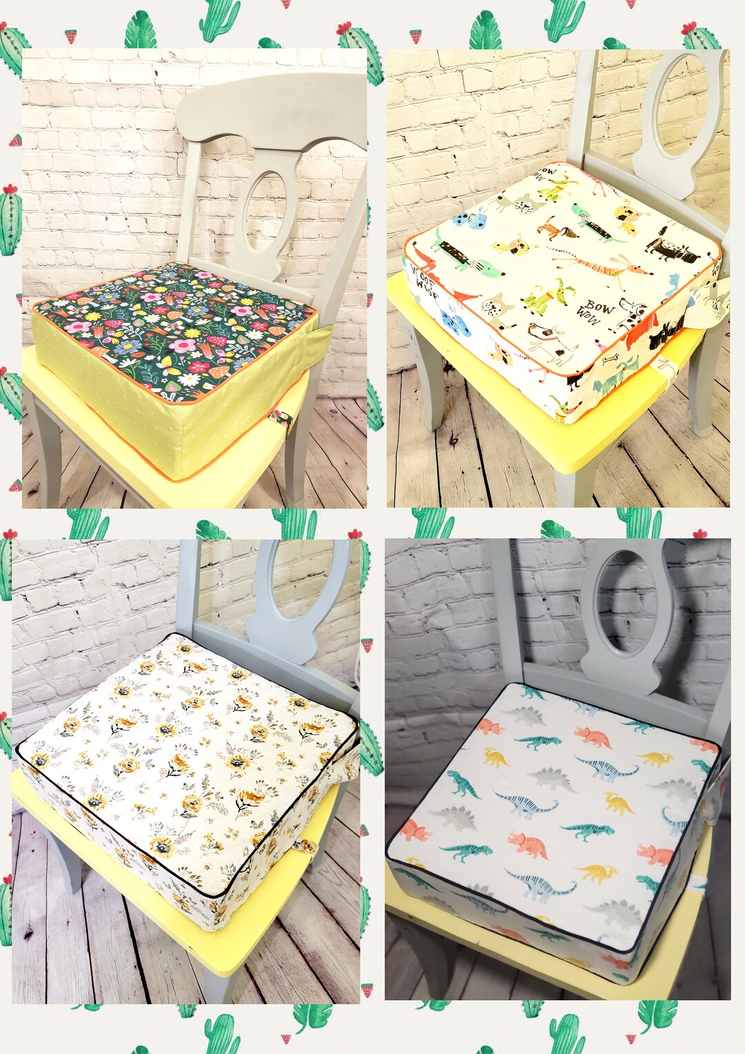 Booster Seat Cushion, Toddler Seat, Child Chair Cushion, Kids Chair